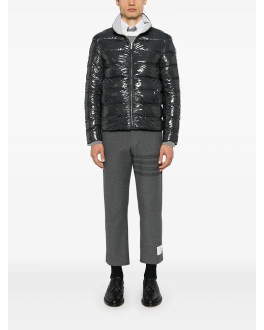 Thom Browne Black Reversible Zip-Up Puffer Jacket