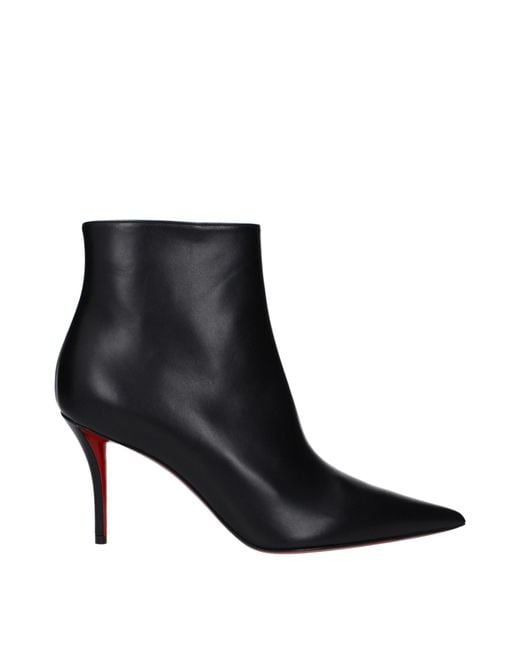 Louboutin Black Stivaletti Apostropha Donna Pelle Nero for men
