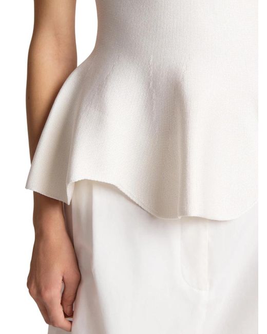 Khaite White Andra Top