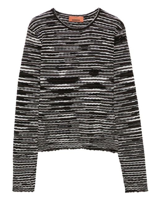 Missoni Black Round-Neck Sweater