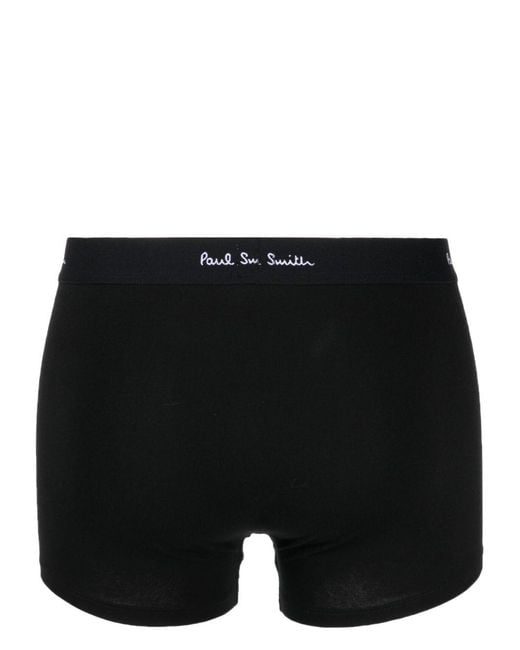 Paul Smith Black Trunk 3 Pack "Plain" for men