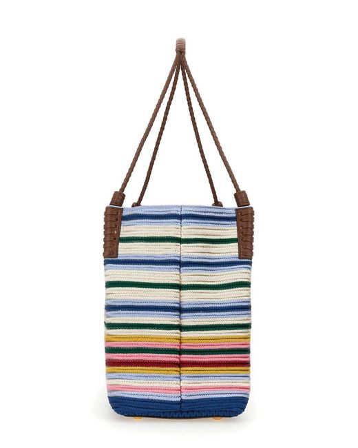 Etro Blue Medium Libra Tote Bag