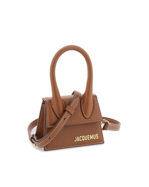 Micro bag 'Le Chiquito' di Jacquemus in Brown
