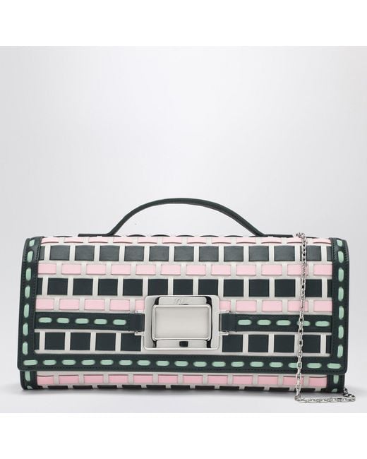 Roger Vivier Multicolor Belle Vivier Ice/ Clutch Bag