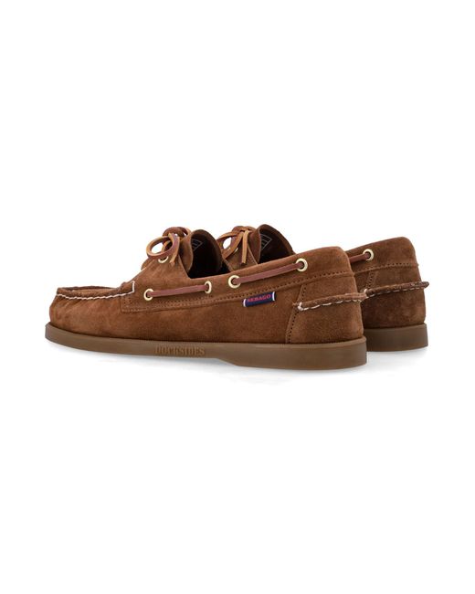 Sebago Brown Flat Shoes