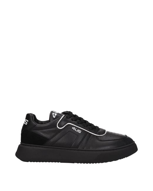 Cesare Paciotti Black Sneakers 4Us Leather for men