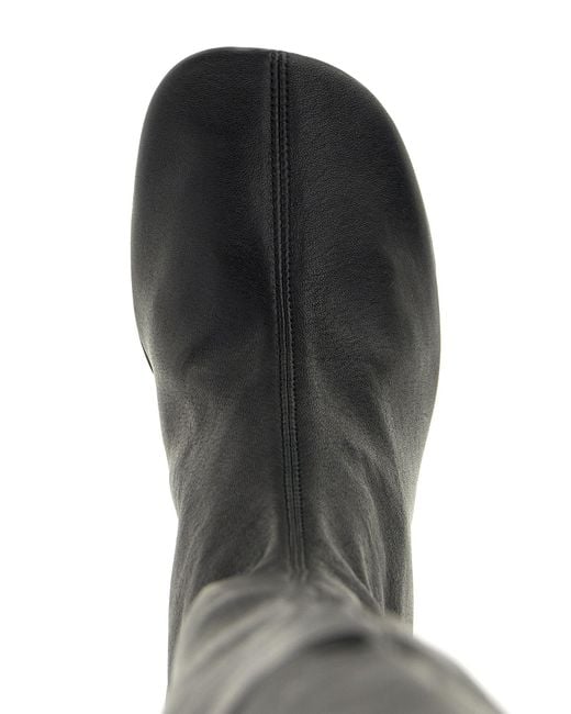 Jil Sander Black Tall Stretch Nappa Leather Boots
