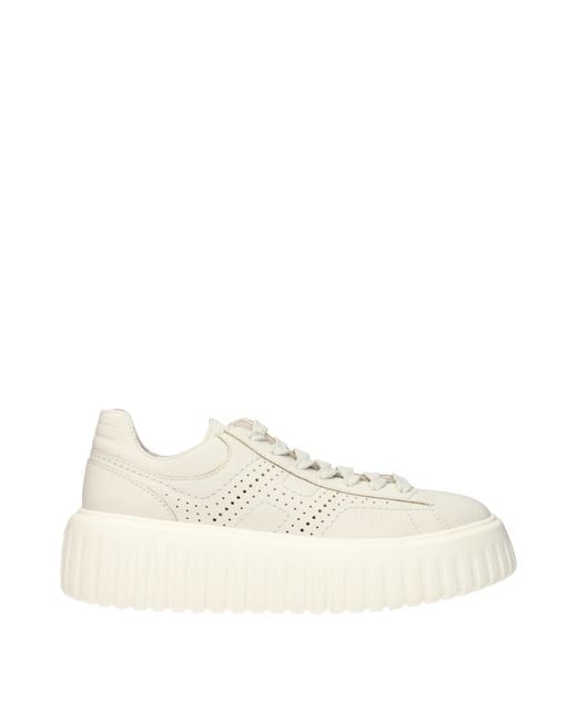 Hogan Natural H Stripes Sneakers Leather/Yogurt