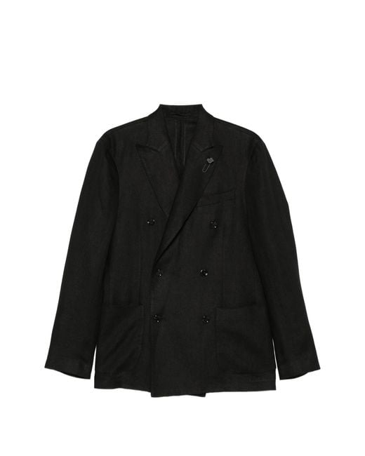 Lardini Giacca Uomo Roma in het Black