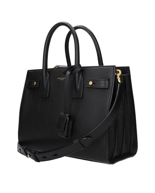 Saint Laurent Black Handbag Leather