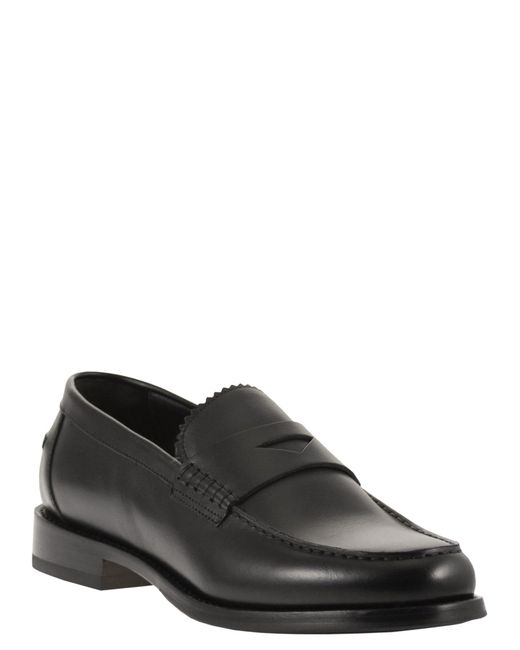 Doucal's Black Penny for men