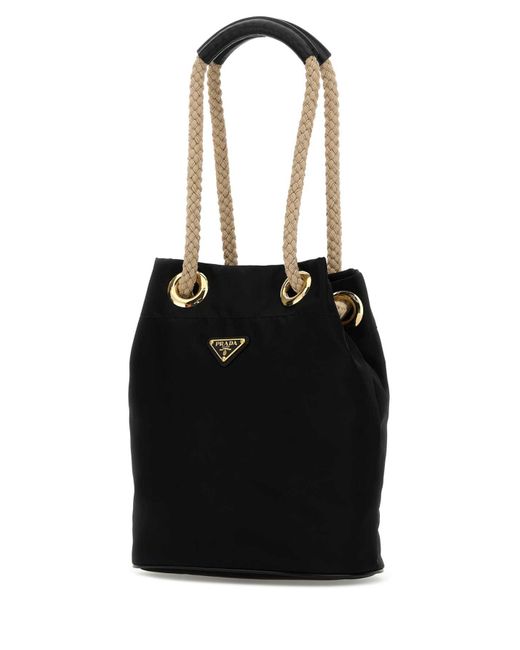 Prada Black Bucket Bags