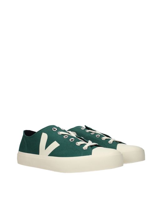 Veja Green Nova Canvas Sneakers for men