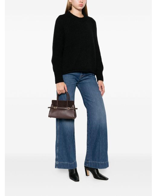 Semicouture Blue Hayley Wide-Leg Denim Jeans