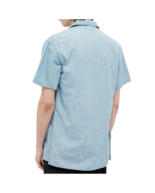 Camisa de mezclilla de Saint Laurent de hombre de color Blue