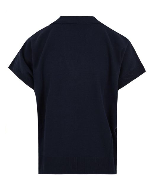 Aspesi Black Pullover Blau