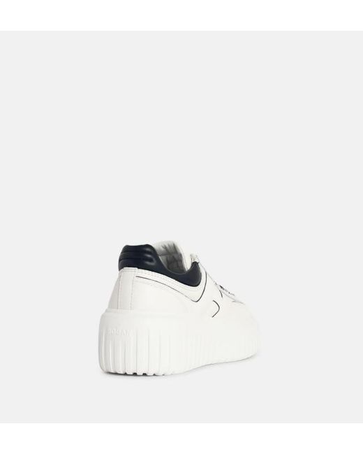 Hogan White H Stripes