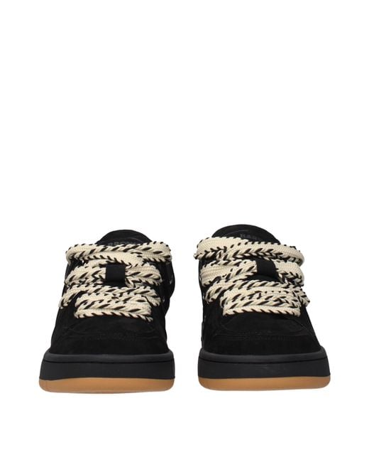 Barrow Black Sneakers Skate Suede