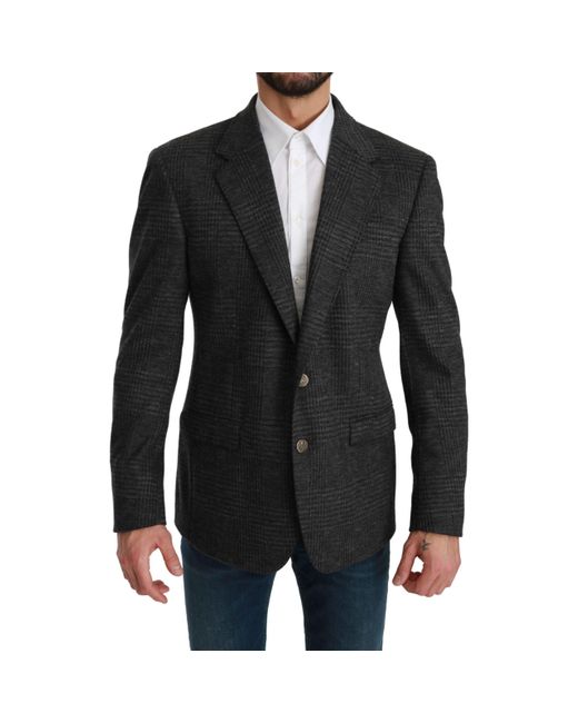 formal check blazer