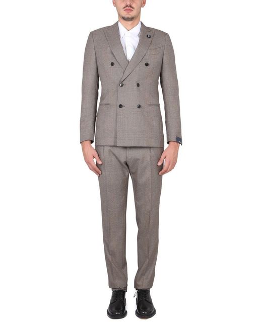 Lardini Gray Kosmo Suit for men