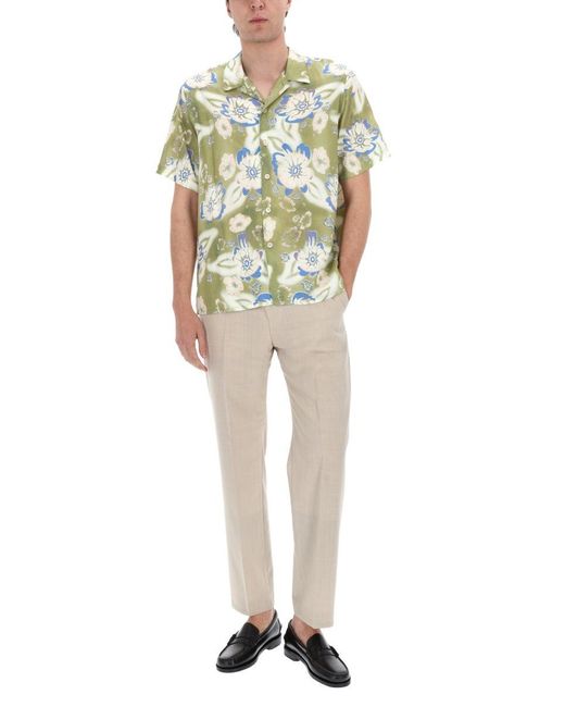 Paul Smith Multicolor Lyocell Shirt