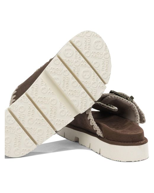 Mou Brown Sandalen