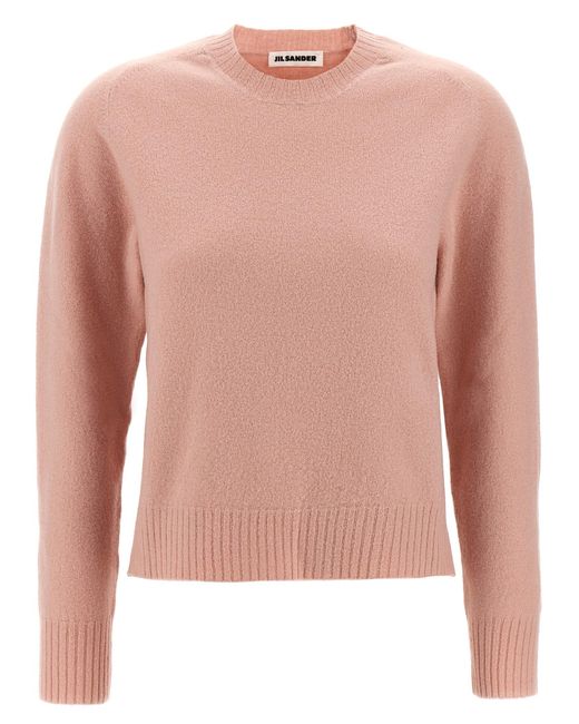 Wool Sweater Maglioni Rosa-Donna di Jil Sander in Pink