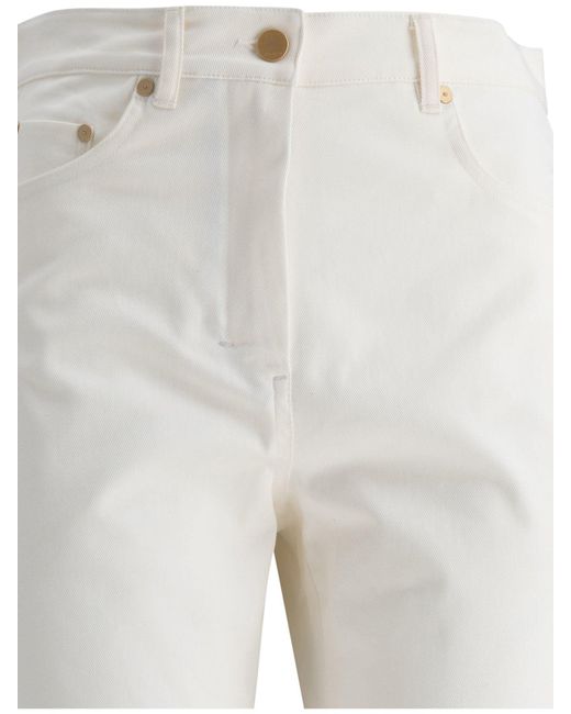 Max Mara White Hose