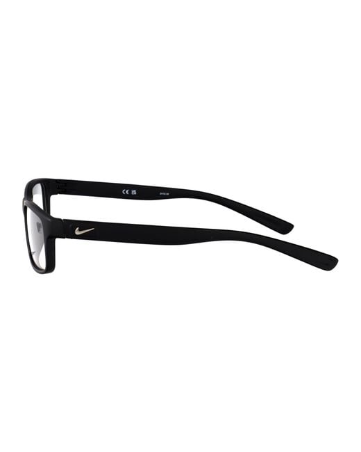 Nike Brown Matte Acetate Glasses for men