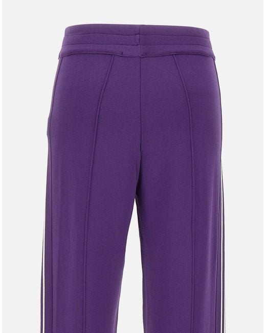 Purple Viscose Blend Jogger pantalones Autry