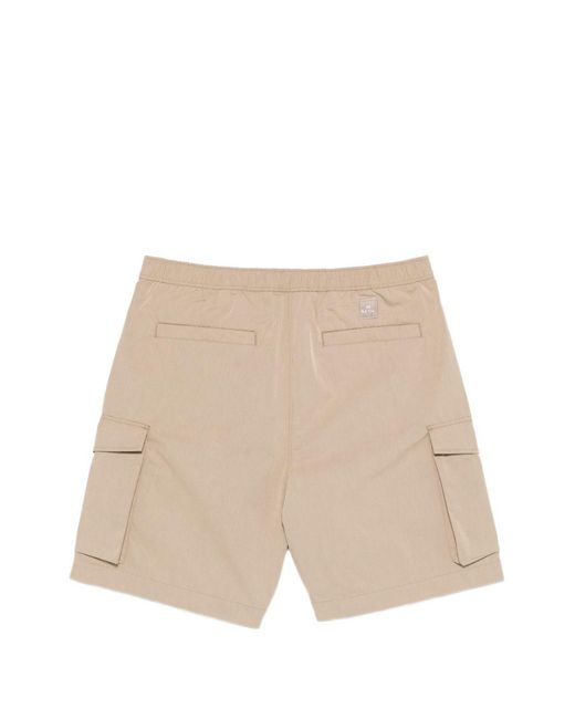 Paul Smith Natural Cotton Cargo Shorts for men