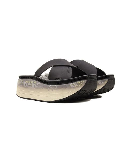 Premiata Black Sandals