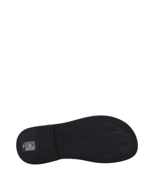 Dior Black Slippers And Clogs Alias Leather