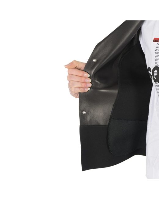 DSquared² Lederen Jas in het Black