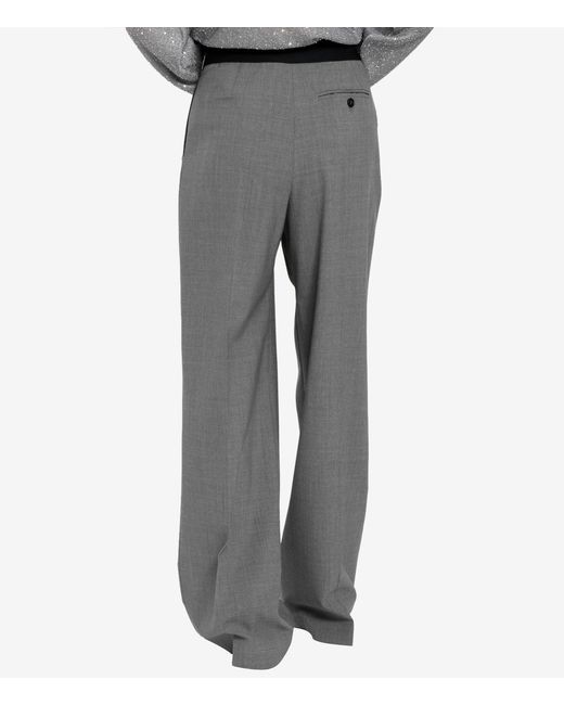 Pantalon gris MSGM en coloris Gray