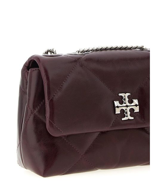 Tory Burch Purple 'Kira Diamond' kleiner Umhängetasche