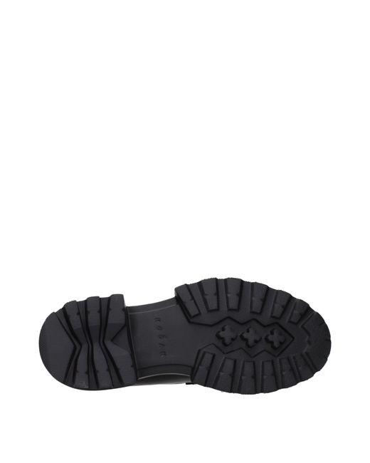 Hogan Black Moccasins-Skinned