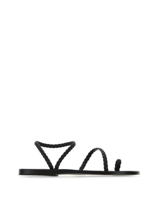 Ancient Greek Sandals White Eleftheria Sandals