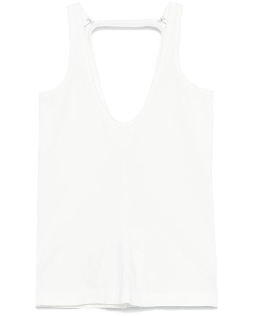 MM6 by Maison Margiela White Tank Top Clothing