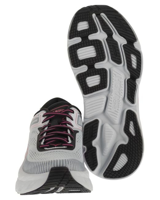 Hoka One One Purple Bondi 7 Running Trainers