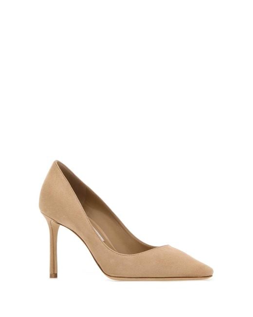Jimmy Choo Natural Pointed Toe Pumps