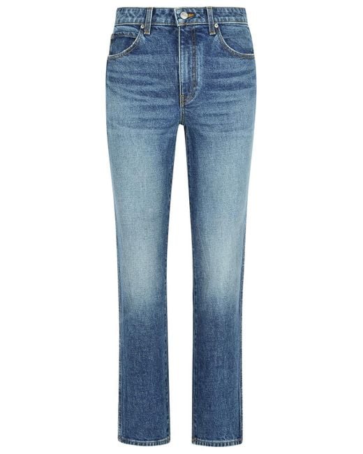 Khaite Blue 'Viv' Cotton Jeans