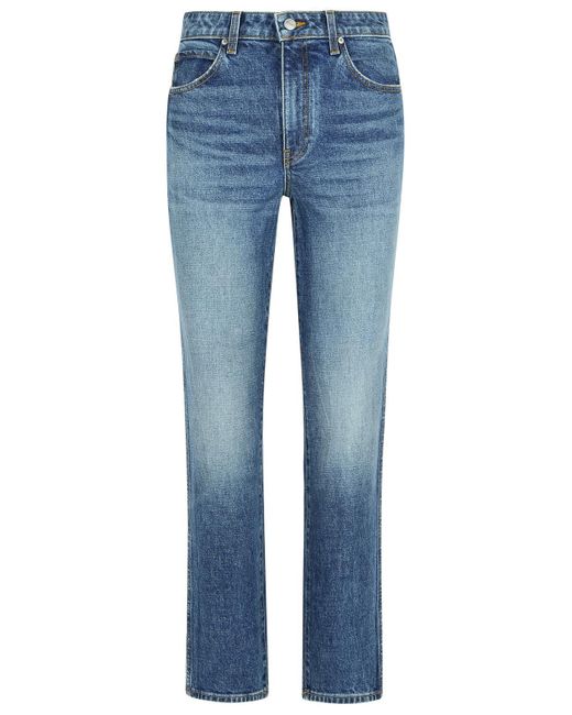 Khaite Blue 'viv' blaue Baumwolljeans