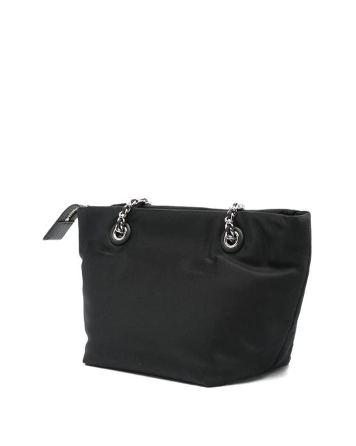 Tory Burch Black Ella Schultertasche mit Kettenriemen