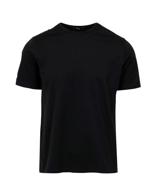 Herno Black T Shirts And Polos for men