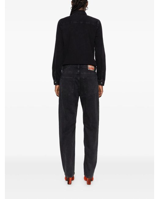 DIESEL Jumpsuit Met Knoopsluiting in het Black