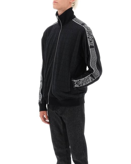 Techno Allover Track Sweatshirt Versace pour homme en coloris Black