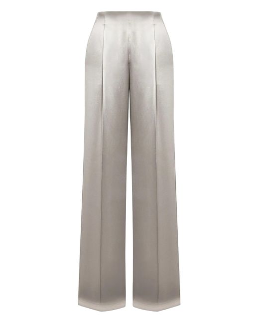 Alberta Ferretti Gray Pant