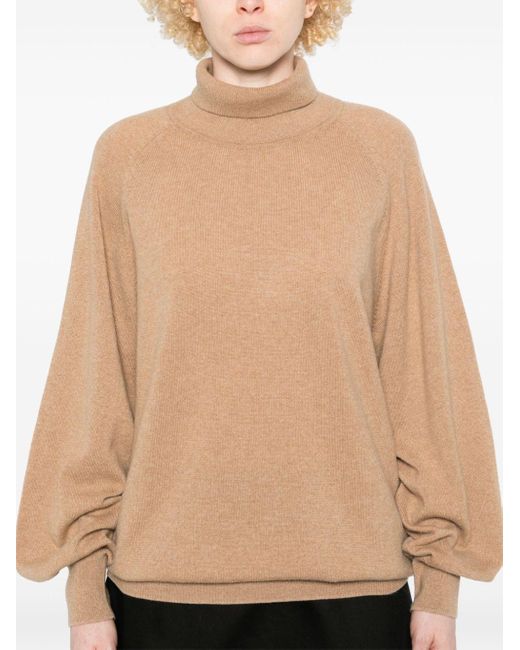 Khaite Natural Percy Cashmere Sweater