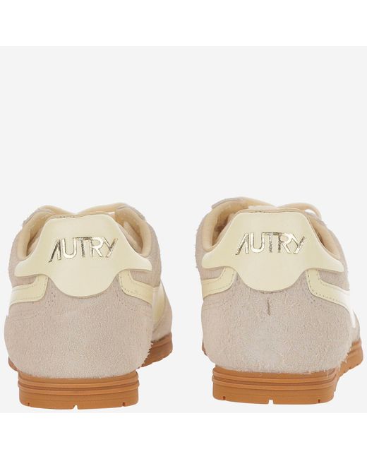 Autry Windspin Leder -Turnschuhe in Natural für Herren